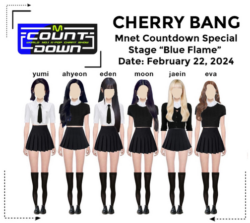 Cherry Bang Mnet Countdown Stage “Blue Flame"