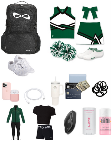 What’s in my cheer bag!
