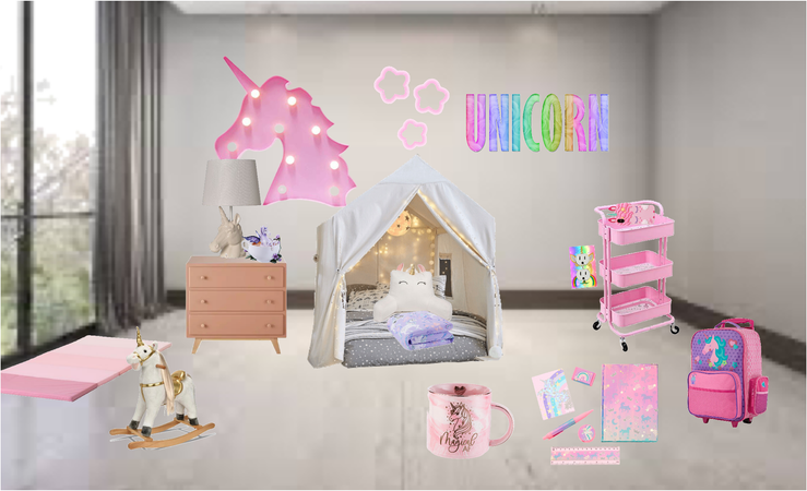Unicorn room makeover