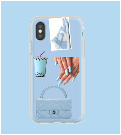Light blue phone case