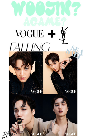 AGAME - Woojin Vogue Korea + YSL Photoshoot