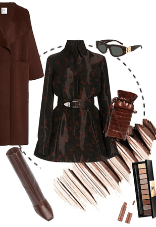black and brown chic