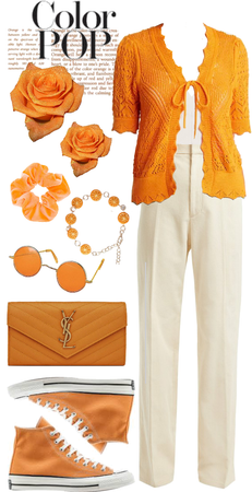 Orange color pop