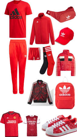 red Adidas