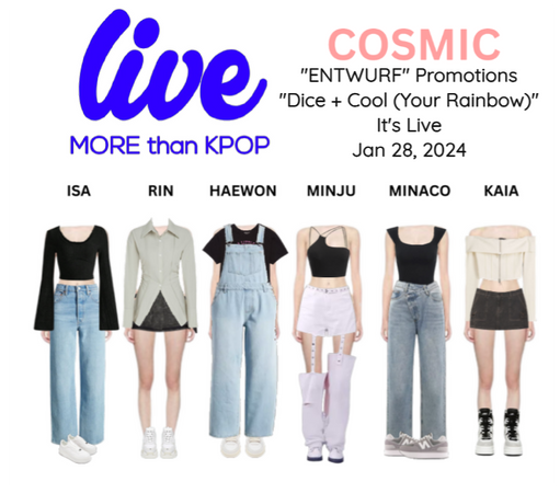 Cosmic (우주) 'Dice + CYR' It's Live