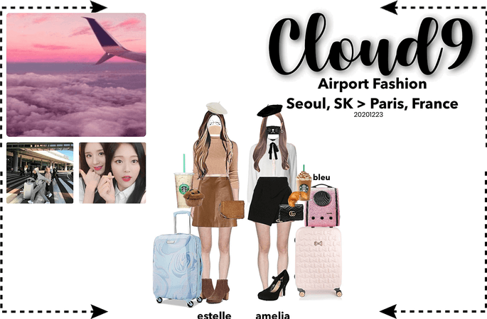 Cloud9 (구름아홉) | Airport Fashion; Seoul, SK > Paris, France | 20201223