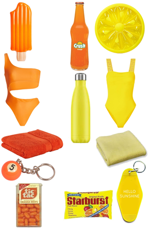 orange and yellow pool