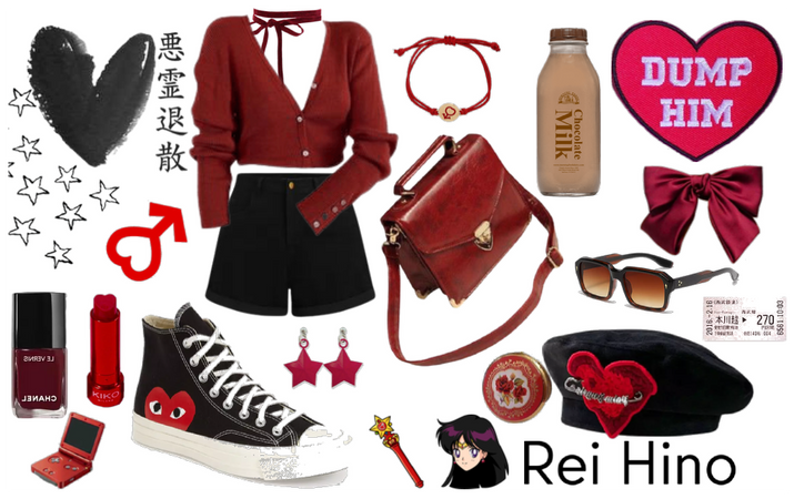 Rei Hino Inspired Outfit