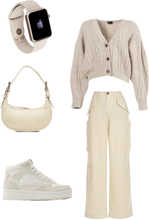 light brown outfit
