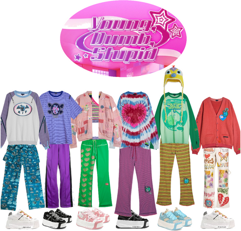 nmixx young dumb stupid outfits