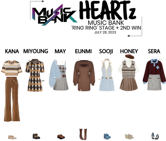 {HEARTz}‘Ring Ring’ Music Bank Stage + 2nd Win