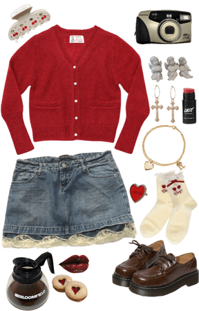 red fall outfit❤️‍🩹