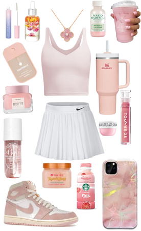 light pink workout