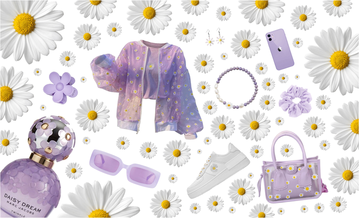 Purple Daisy Vibesss 😈 💜✨