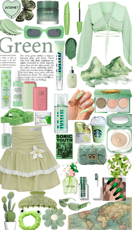 green like
