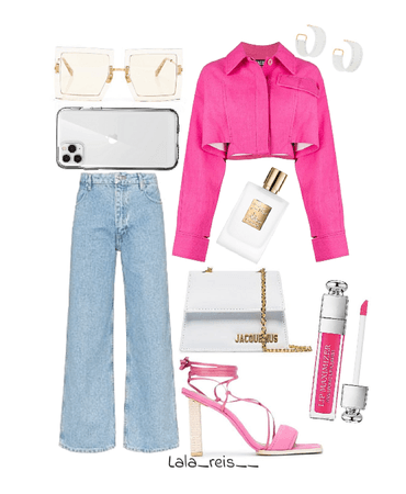 White And Pink Outfit
