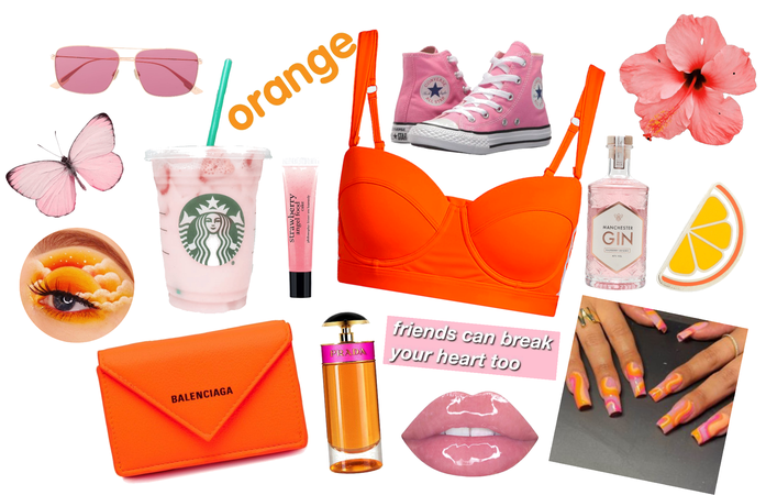 pink orange