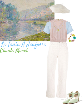 Le Train A Jeufosse - Claude Monet Inspired Outfit