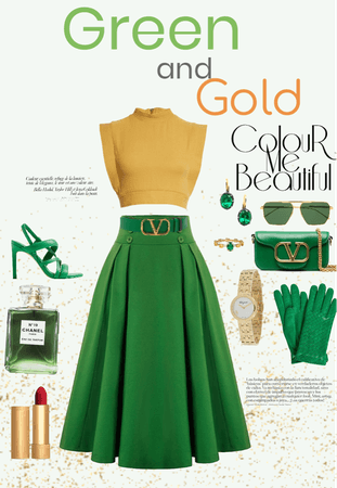 green and gold