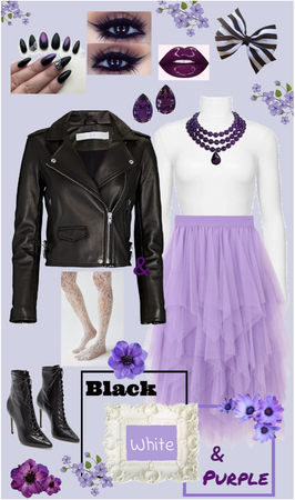 Black, White & Purple