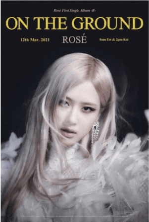 ROSÉ SOLO COMEBACK TEASER POSTER | ON THE GROUND