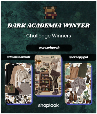 "Dark Academia Winter" Winners