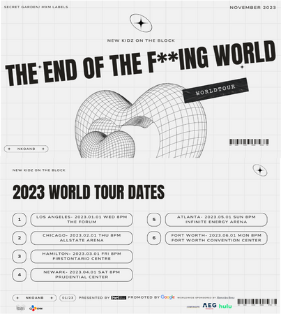 NKOANB - The end of the F***ing world Tour Dates