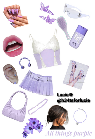 a design for @h34rtsforlucie | purple outfit💜