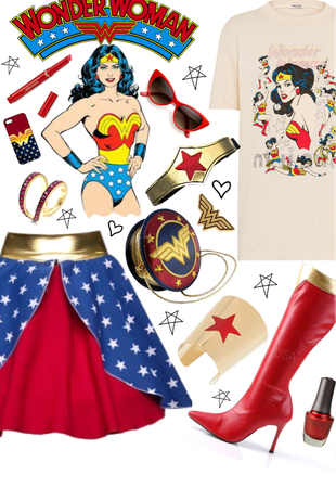 Art Set Wonder Woman