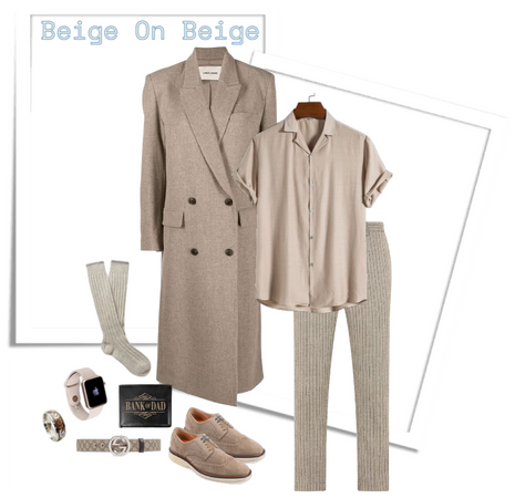 Beige On Beige Outfit Challenge/Men's Wear