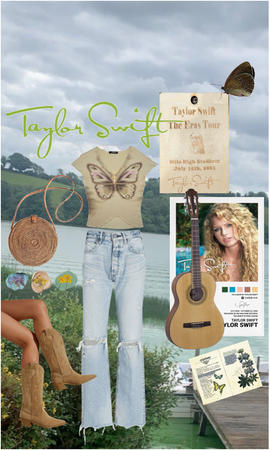 taylor swift at the lake by allye and mia