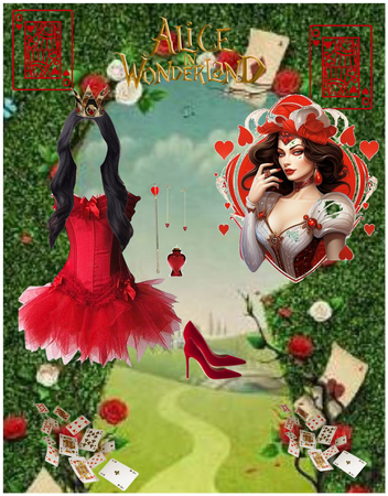 Queen Of Hearts Alice In The Wonderland