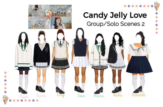 Triple Scoop "Candy Jelly Love" MV Scenes 2