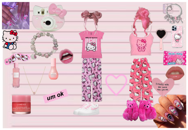 U and ur bff hello kitty out fit