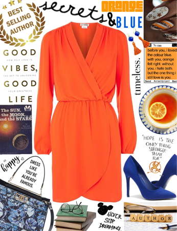 the orange 🍊 dress xox