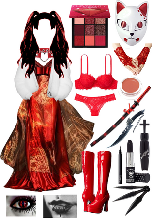 Demon Slayer Stephanie “Sapphire” Rose Doom The Hedgehog-Jackal survival outfit #2