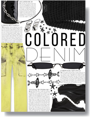 colored denim 💛