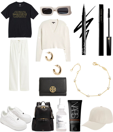 white,black and gold