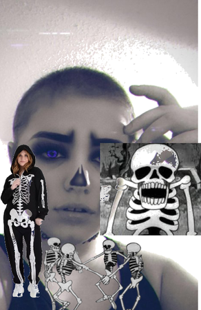 spooky spooky skeleton 🤍💀🦴💀🦴