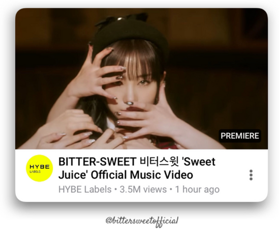 BITTER-SWEET 비터스윗 ‘Sweet Juice’ Official Music Video