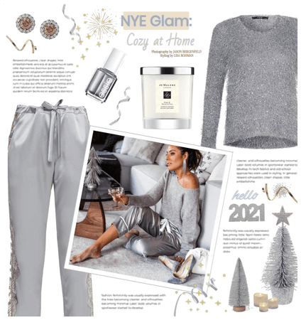 NYE Glam: Grey Sparkle