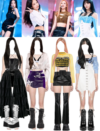 BLACKPINK SHUT DOWN INSPIRED OUTFITS