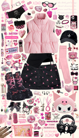 black & pink 💗