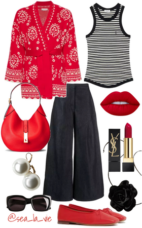 Red & Black | Spring outfit