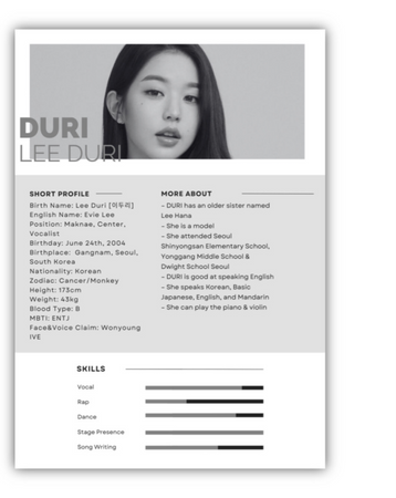 Last Member : DURI