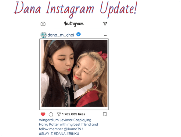 Dana second Instagram Update