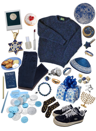 late Hanukkah board ❄️🕯️