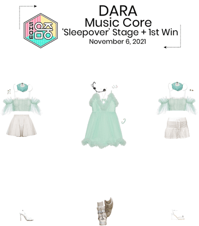 DARA//‘Sleepover’ Music Core Stage + 1st Win