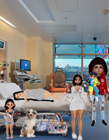in the hospital