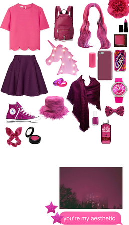 Magenta outfit